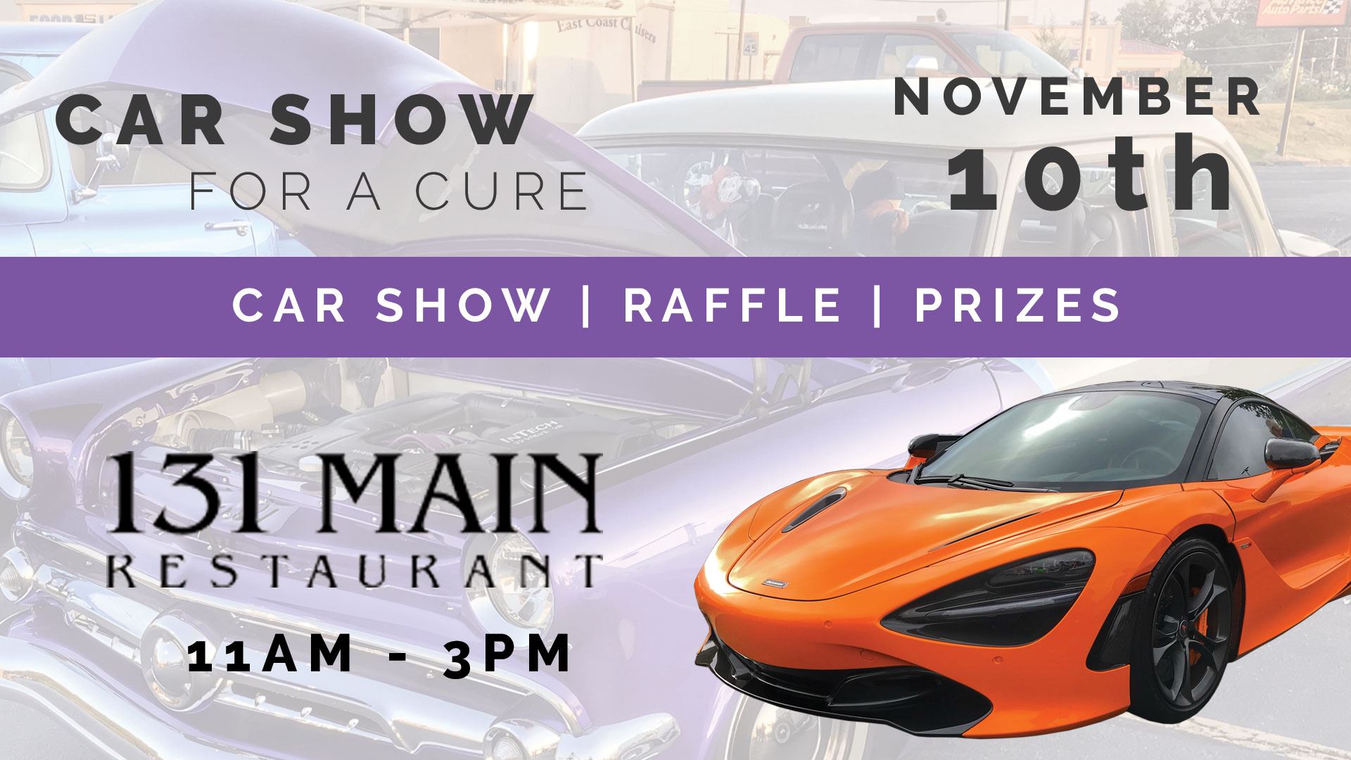 Car Show For A Cure - November 10th