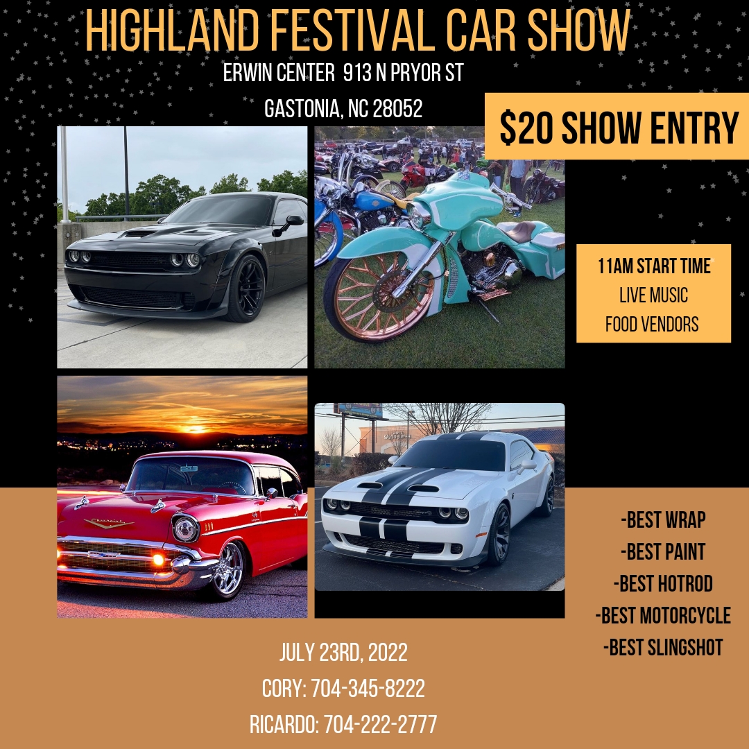 Highland Festival Car Show | Charlotte Car Shows