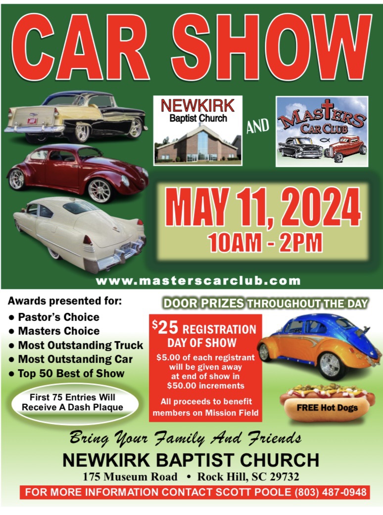NewKirk Baptist Car Show - Masters Car Club